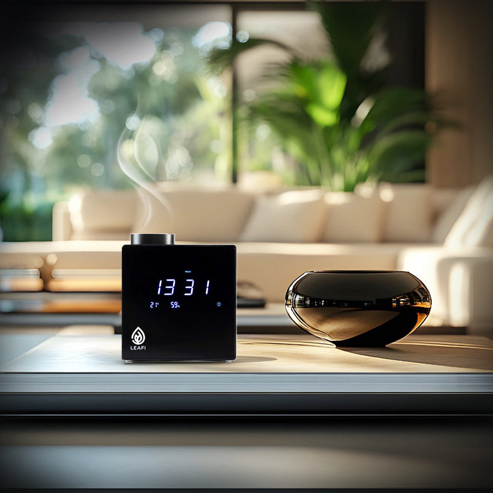 Medium aroma diffuser for home and office spaces with smart scent technology – LEAFI Aroma