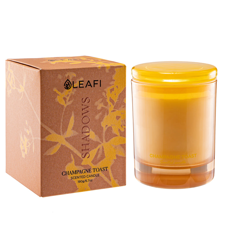 Champagne Toast – Warm Floral Soy Wax Candle | LEAFI Shadows Collection