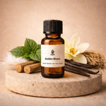 Golden Bloom Fragrance Oil bottle - premium diffuser fragrance oil by LEAFI Aroma UAE