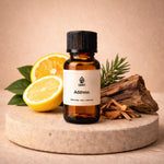 Citrus fragrance oil bottle with lemon and cedarwood – LEAFI Aroma UAE