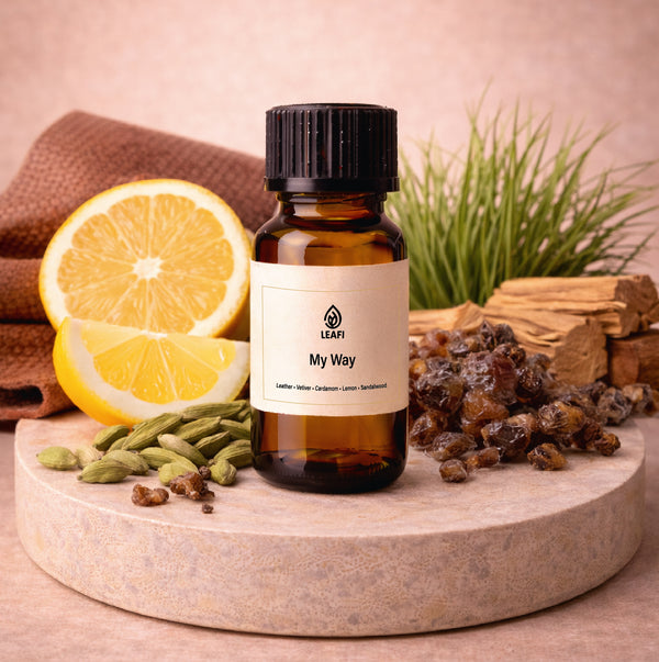 My Way Fragrance Oil bottle - premium diffuser fragrance oil by LEAFI Aroma UAE