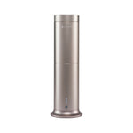 LEAFI Aura 200 aroma diffuser in Rose Gold - front view showing the LEAFI logo