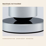LEAFI Aura 300 Silver precision ball joint and touch panel close-up