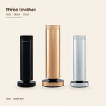 LEAFI Aura 300 colour options - Gold, Black and Silver