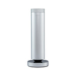 LEAFI Aura 300 smart aroma diffuser in Silver - front view showing the LEAFI logo