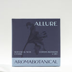 LEAFI Allure Cotton Blossom & Lily candle box on a white background.