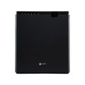 LEAFI SECURE waterless aroma diffuser in Black - front view showing the LEAFI logo