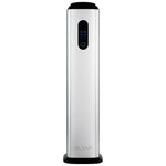 LEAFI SECURE PRO aroma diffuser in White - front view showing the control display and LEAFI logo