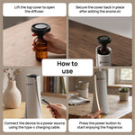 LEAFI LEAFI Aura Pro Smart Aroma Diffuser cold-air aroma diffuser for home and office scenting in UAE