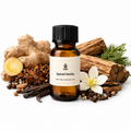 LEAFI spiced-vanilla fragrance oil on white background