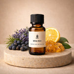 LEAFI White Shirt fragrance oil 10ml bottle with lavender, juniper berry, lemon and amber – clean cotton diffuser oil for home and office in UAE